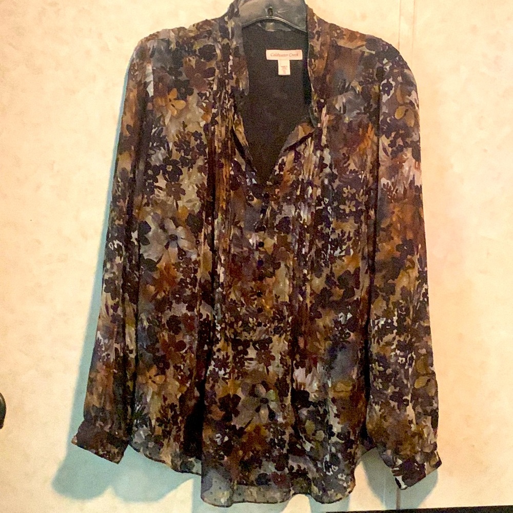 Coldwater Creek Floral Blouse